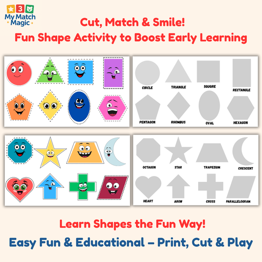 Shapes Matching Activity - mymatchmagic