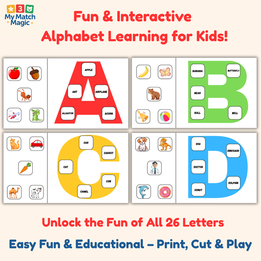 Letters Matching Activity- mymatchmagic
