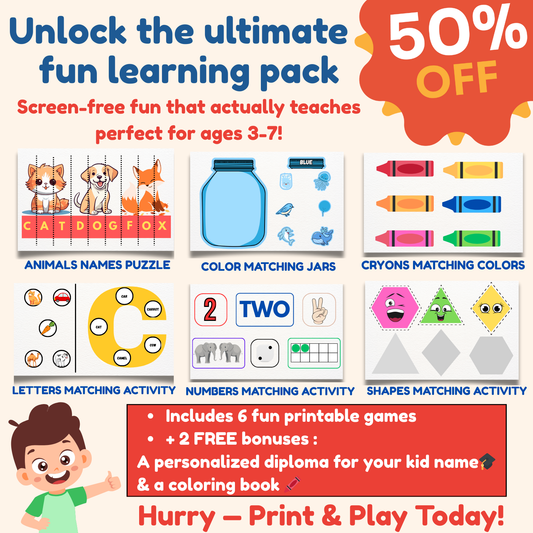 Ultimate Early Learning Bundle -mymatchmagic